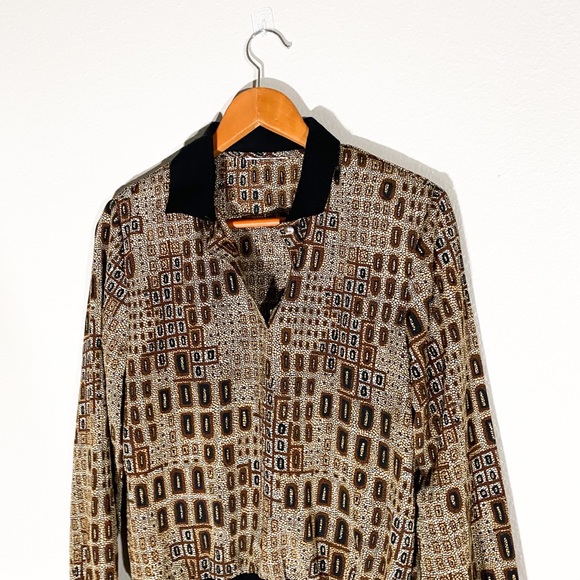 Vintage 80s eclectic blouse - Picture 3 of 8